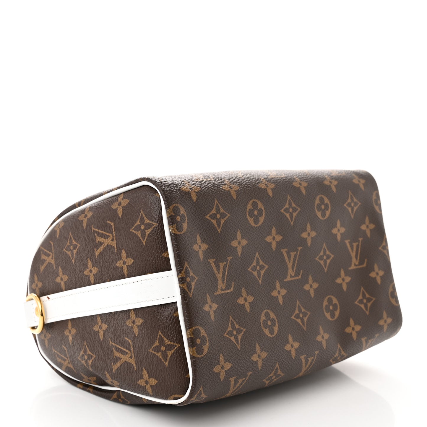 Monogram LV Match Speedy Bandouliere 25 White
