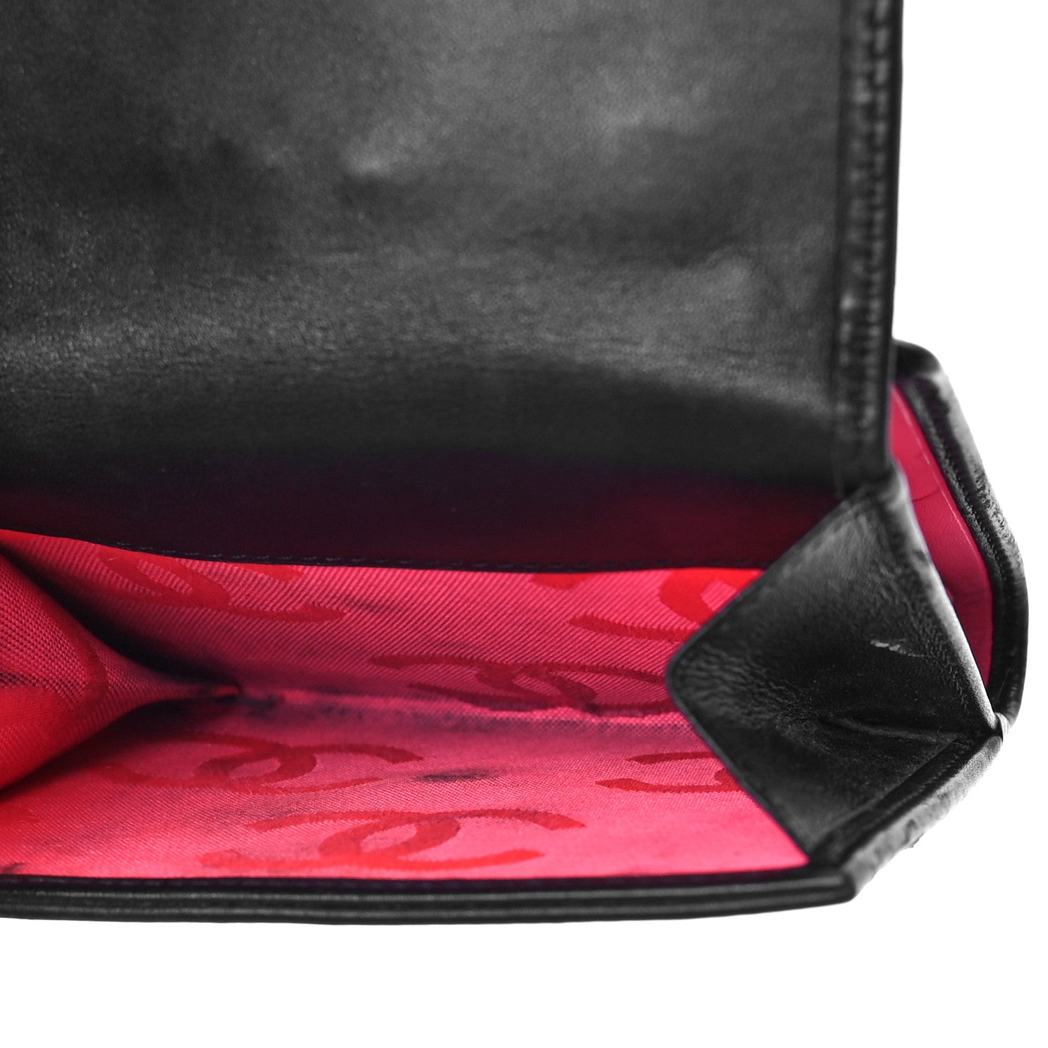 Chanel Lambskin Quilted Cambon Flap Wallet Black 5 of 14