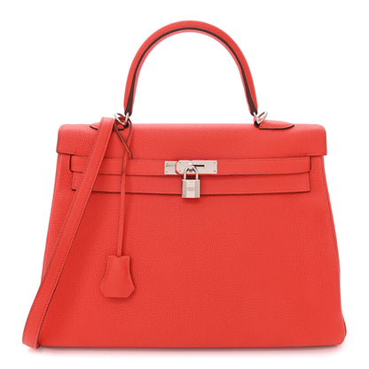 Hermes Togo Kelly Retourne 35 Rose Jaipur 1 of 13