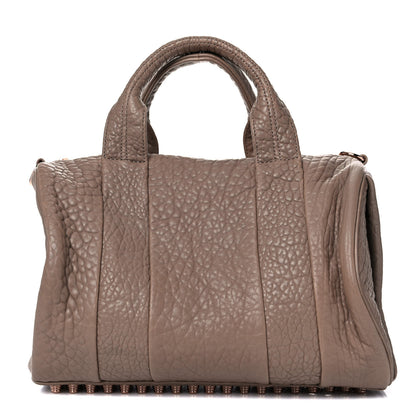 Alexander Wang Pebbled Lambskin Rocco Latte Rose Gold Hardware 1 of 12