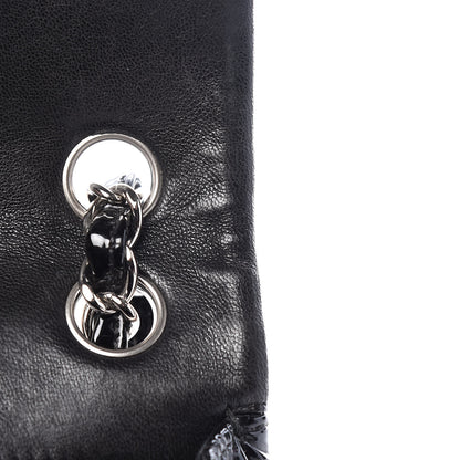 Chanel Patent Calfskin Quilted Mini Rectangular Flap Black 14 of 15