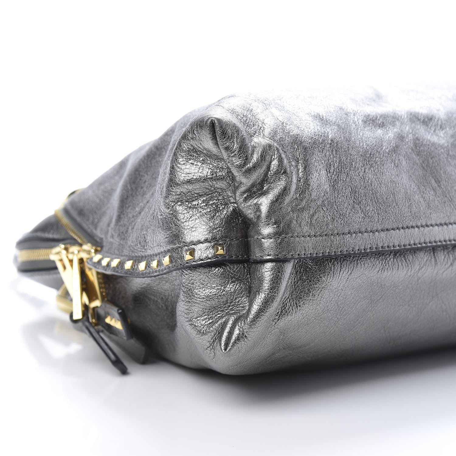 Marc Jacobs Metallic Calfskin Paradise Rio Tote Silver 8 of 9