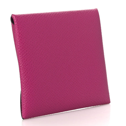 Hermes Epsom Bastia Coin Purse Rose Pourpre 3 of 7