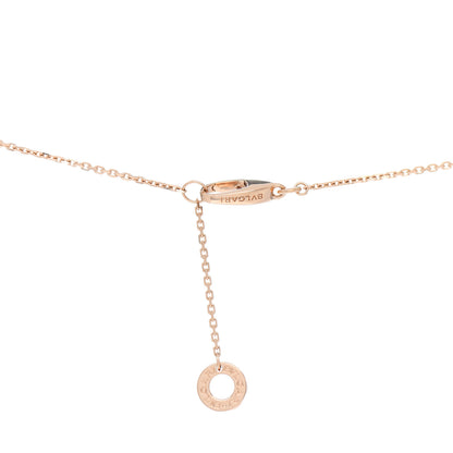 Bulgari 18K Rose Gold Diamond Coral Divas' Dream Pendant Necklace 4 of 5