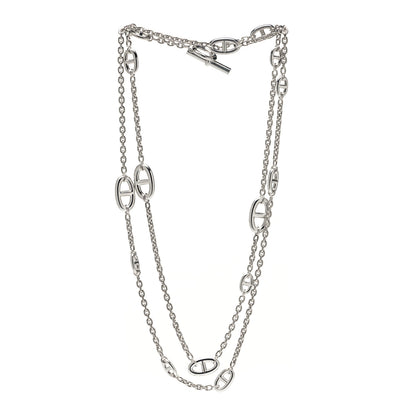 Hermes Sterling Silver Farandole Necklace 120 2 of 6