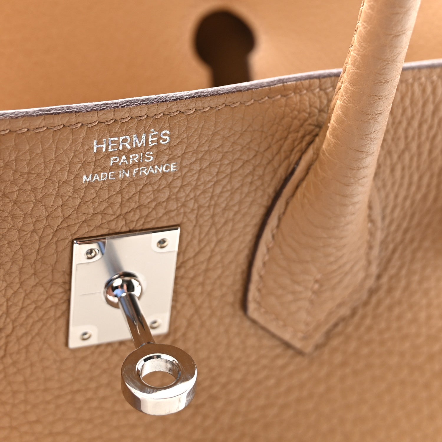 Hermes Togo Birkin 25 Biscuit 6 of 11