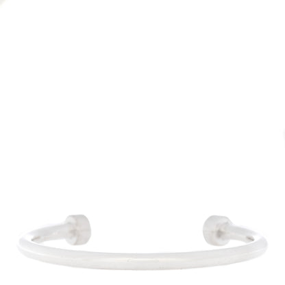 Tiffany Sterling Silver Return to Tiffany Narrow Circle Edge Cuff Bracelet 1 of 4
