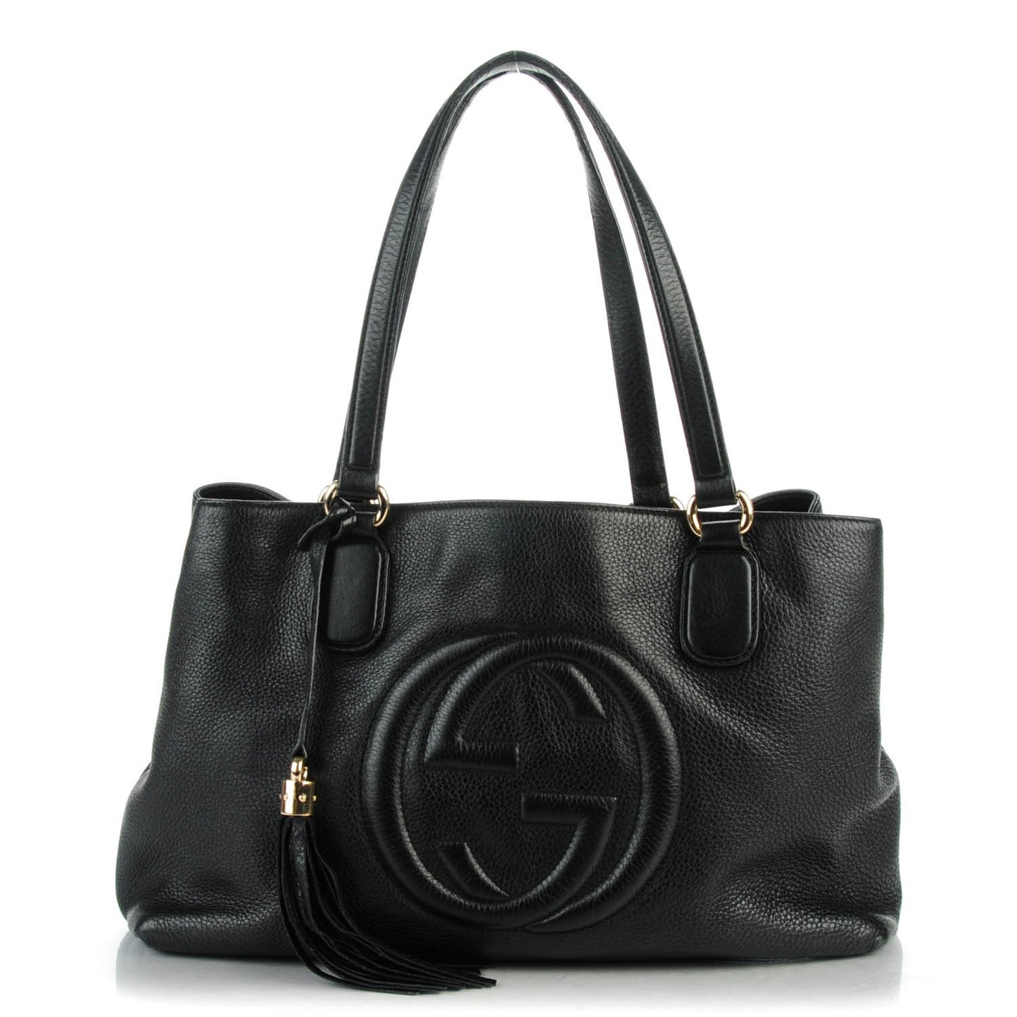 Cellarius Calfskin Medium Soho Working Tote Black