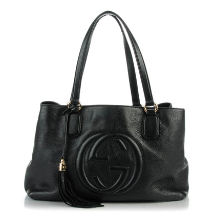 Gucci Cellarius Calfskin Medium Soho Working Tote Black 1 of 9