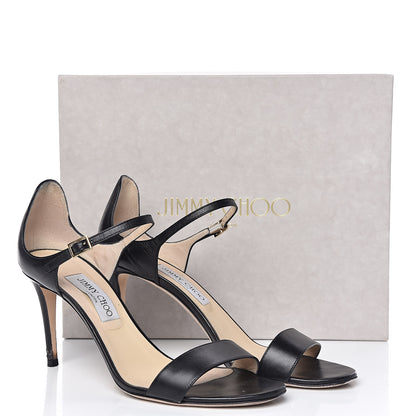 Jimmy Choo Kid Moxy 85 Sandals 40.5 Black 10 of 10