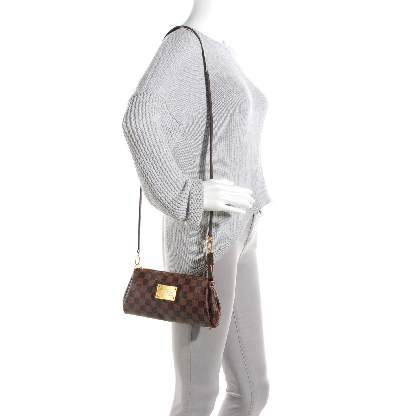 Damier Ebene Eva Clutch