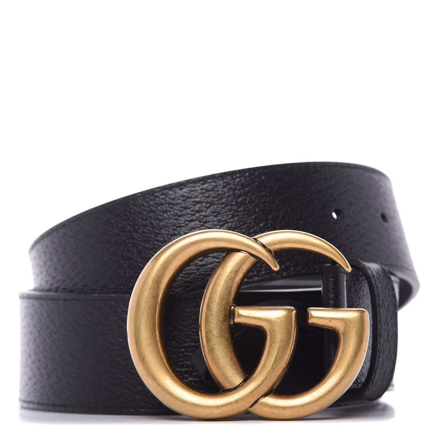 Textured Calfskin Double G 40mm Belt 90 36 Black