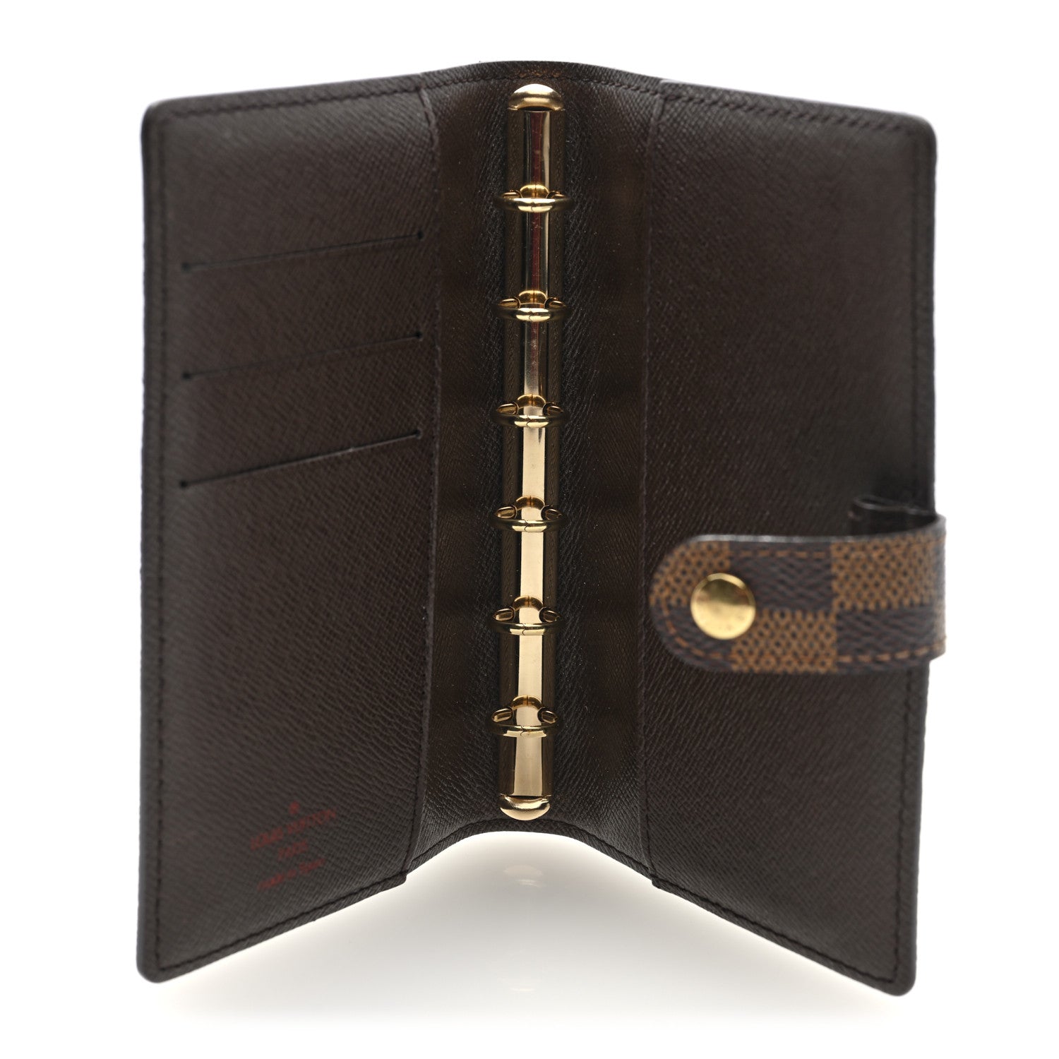 Louis Vuitton Damier Ebene Small Ring Agenda Cover 5 of 6