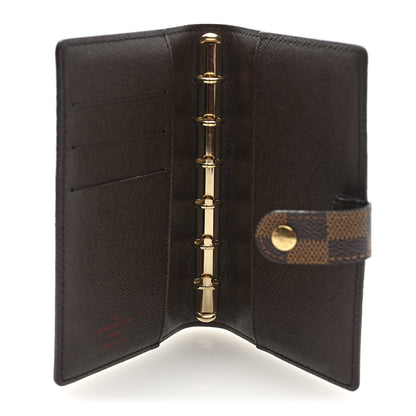 Louis Vuitton Damier Ebene Small Ring Agenda Cover 5 of 6