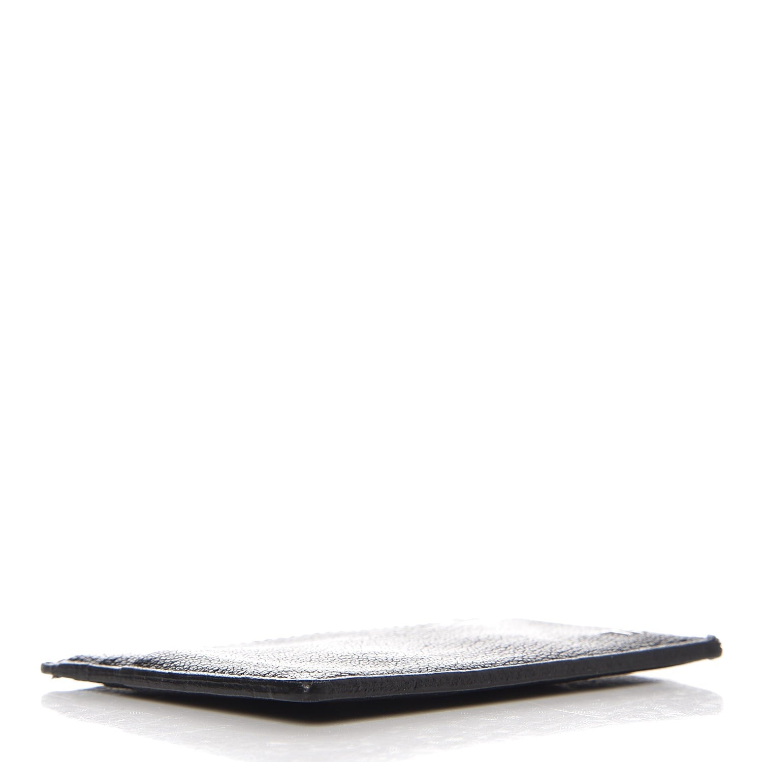 Tom Ford Grained Calfskin Open Side Card Holder Black 4 of 6