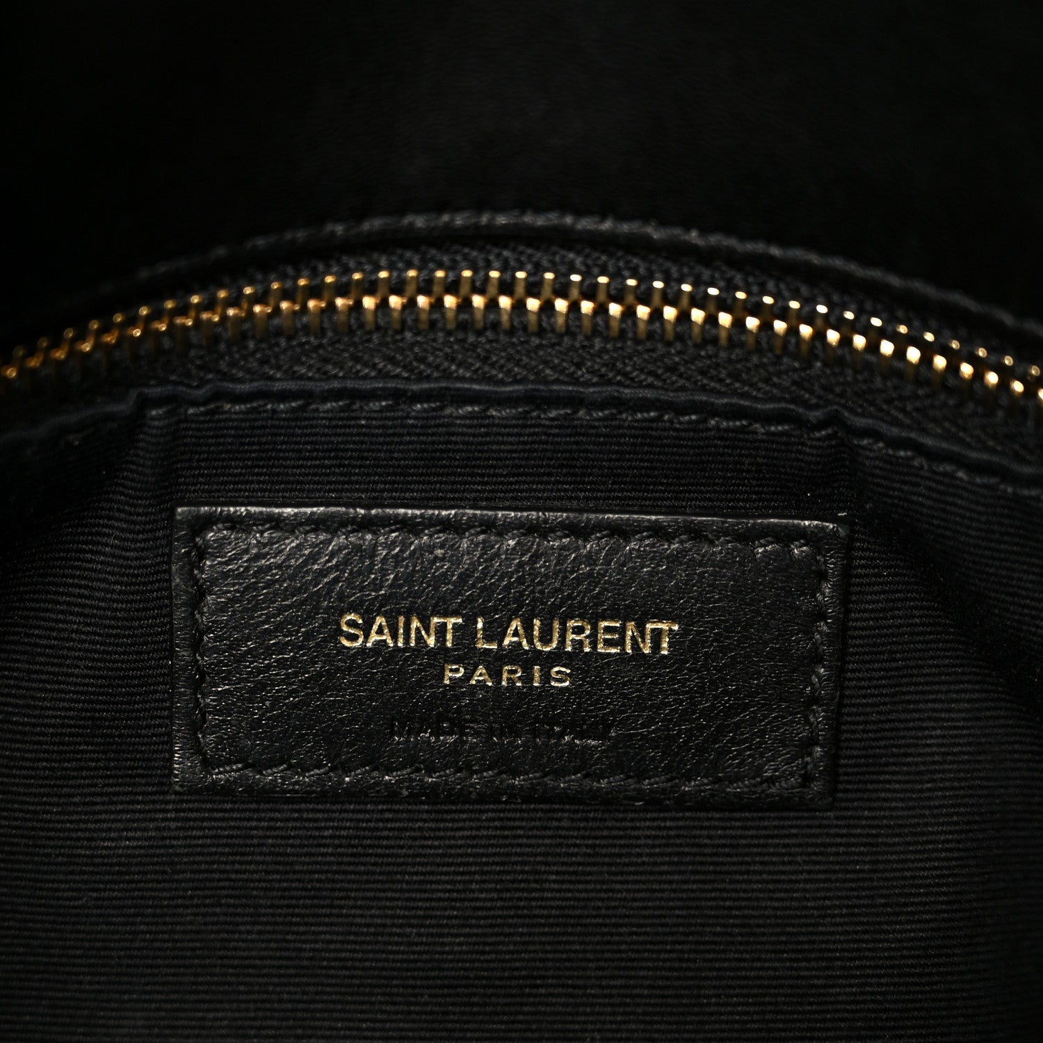 Saint Laurent Lambskin Quilted Small Loulou Puffer Monogram Chain Satchel Black 6 of 11