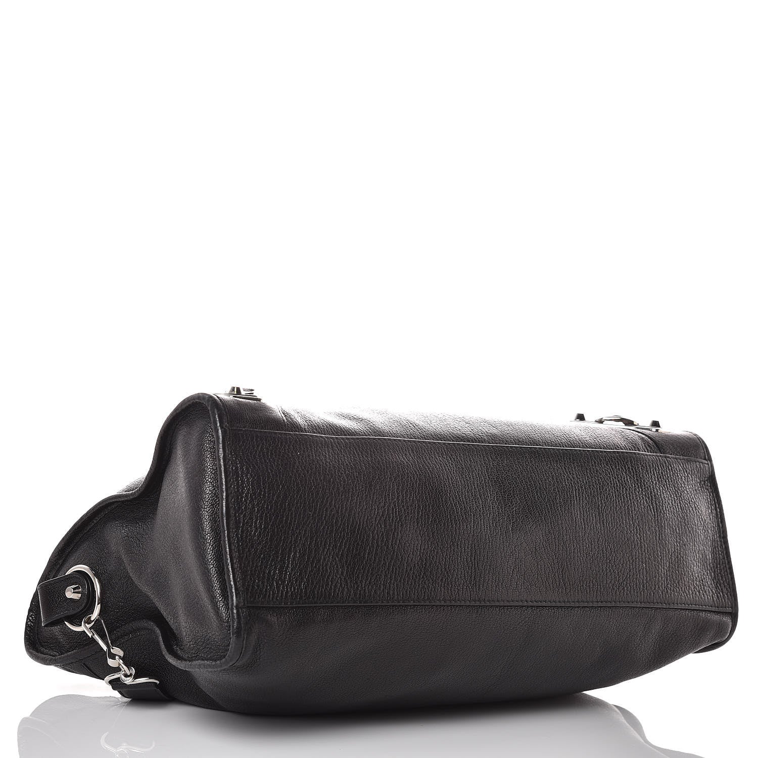 Balenciaga Chevre Silver Metallic Edge Hardware City Black 5 of 14