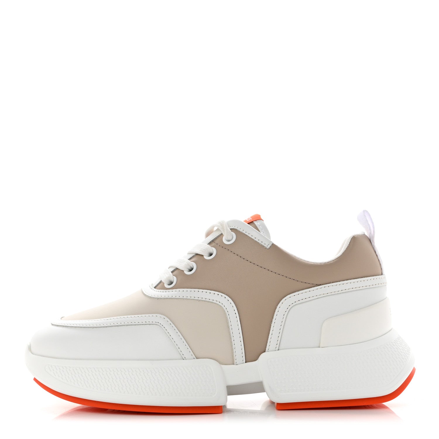 Hermes Calfskin Womens Giga Sneakers 36.5 Multicolor White Gomma 1 of 10