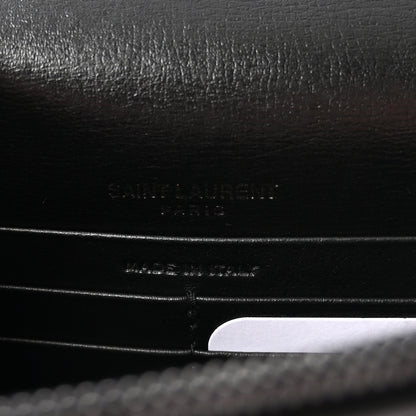 Saint Laurent Calfskin Monogram Sunset Chain Wallet Black 6 of 11