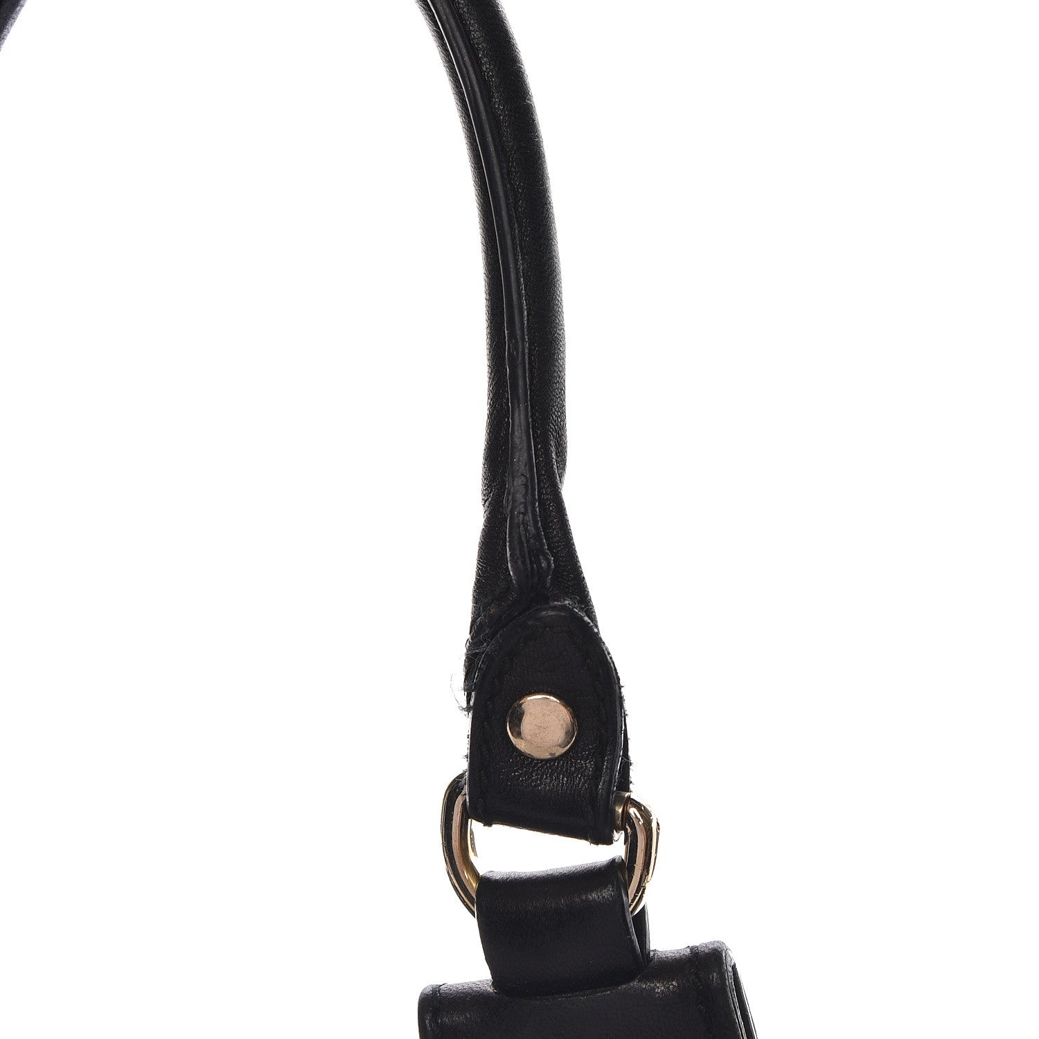 Gucci Calfskin Studded Large Pelham Tote Black 10 of 14