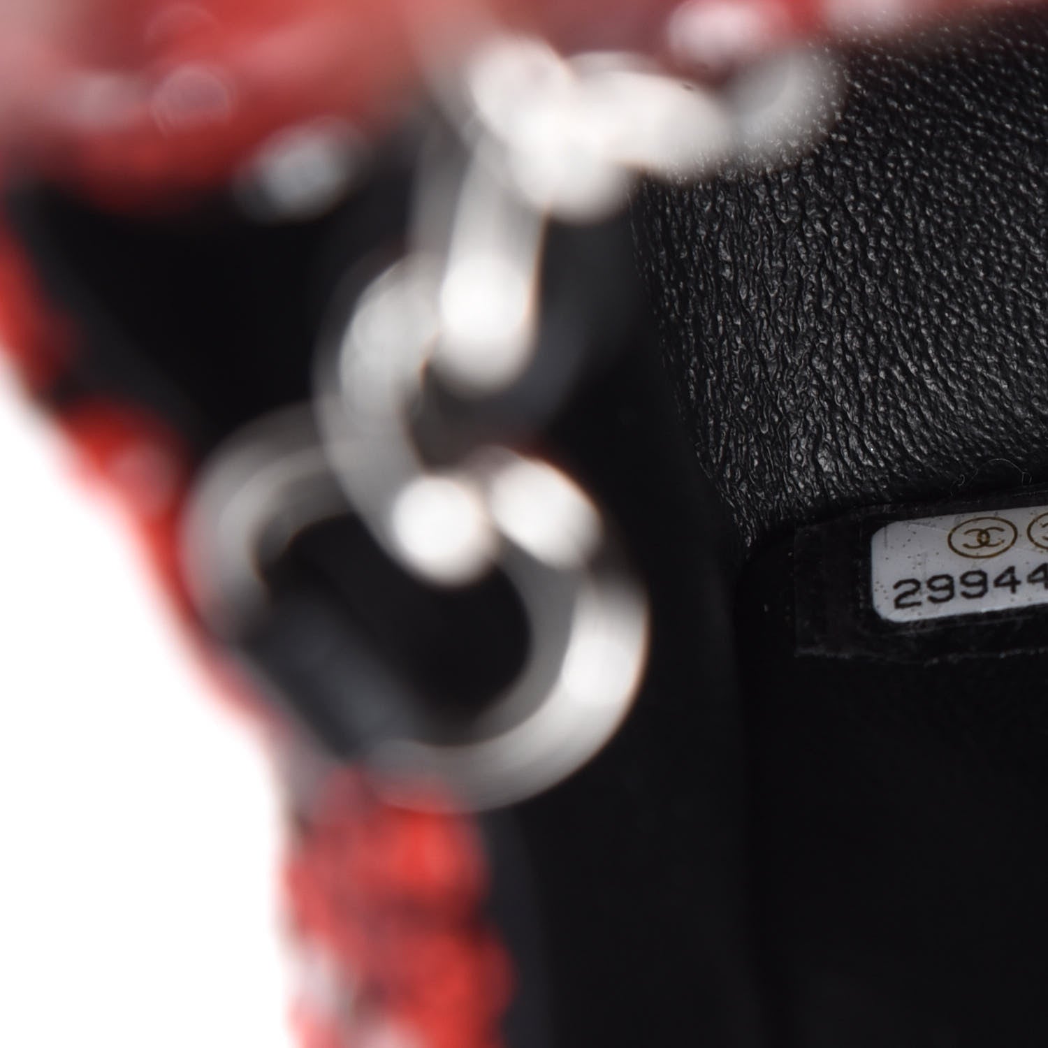 Chanel Tweed Quilted Mini Rectangular Flap Red Navy 9 of 11