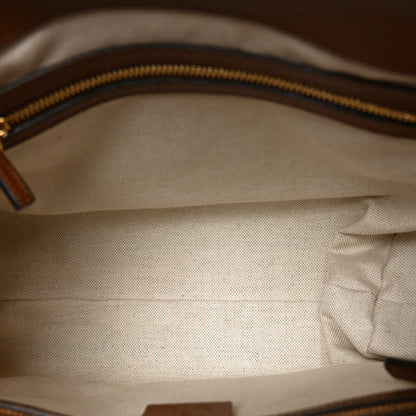 Gucci New Denim GG Monogram Dollar Calfskin Medium Jackie 1961 Tote Blue Tea Cuir Epilog 5 of 10