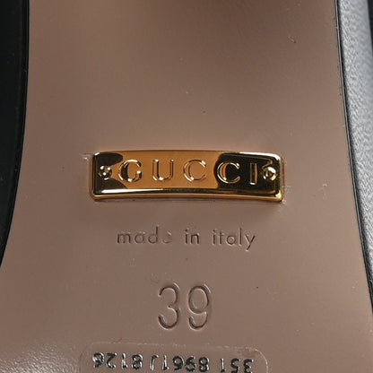 Gucci Nappa Horsebit Platform 35/120mm Slingback Pumps 39 Black 6 of 7