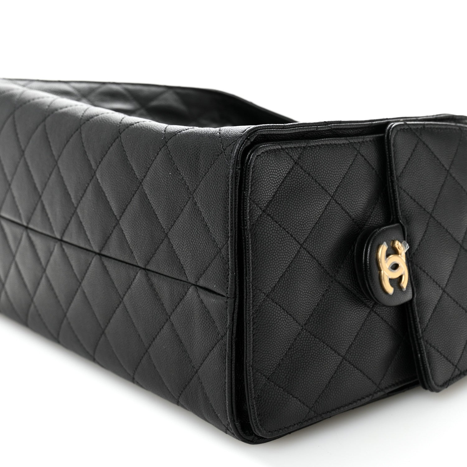 Chanel Caviar Quilted Medium Chanel 25 Handbag Black 11 of 12