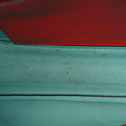 Fendi Cuoio Romano Selleria Large Baguette Papavero 11 of 13