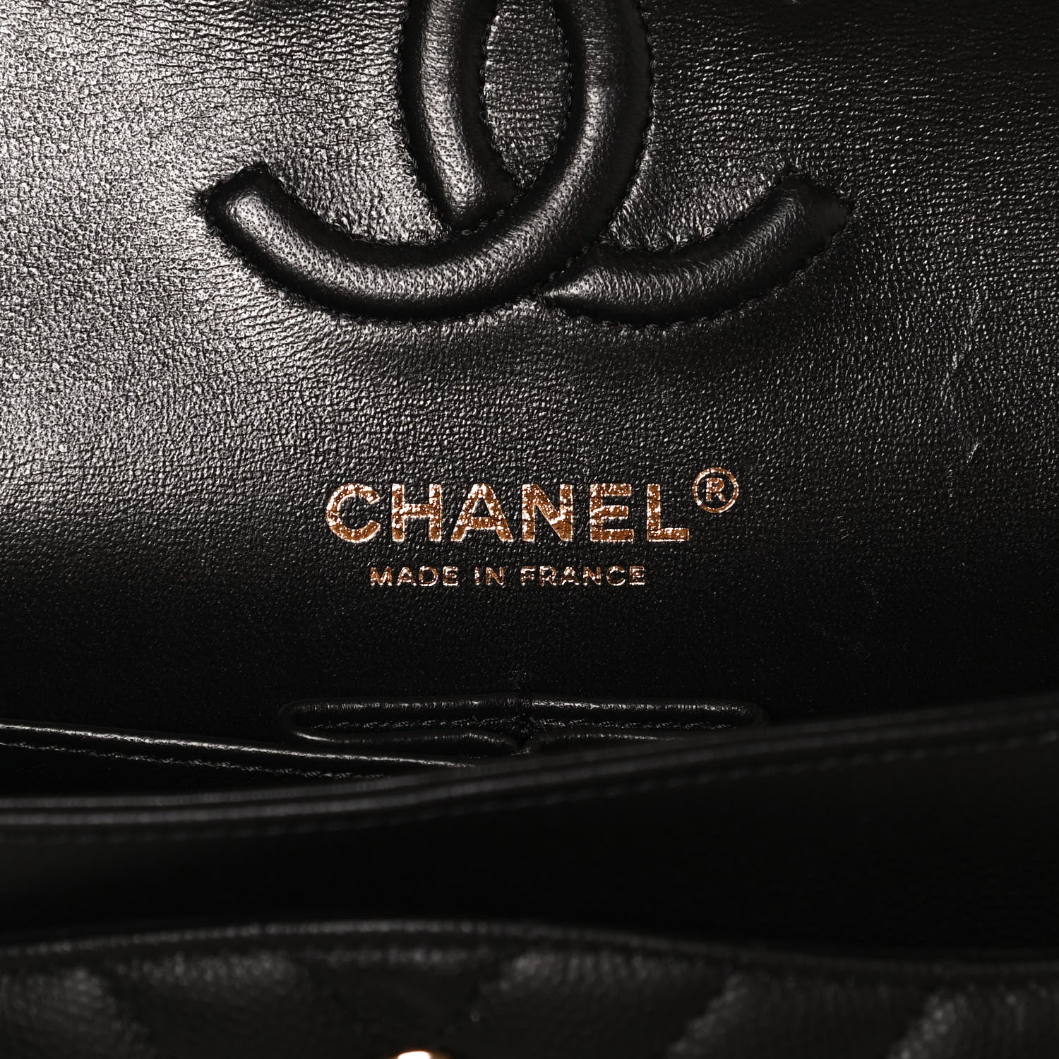 Chanel Caviar Chevron Quilted Small Double Flap Black 6 of 11