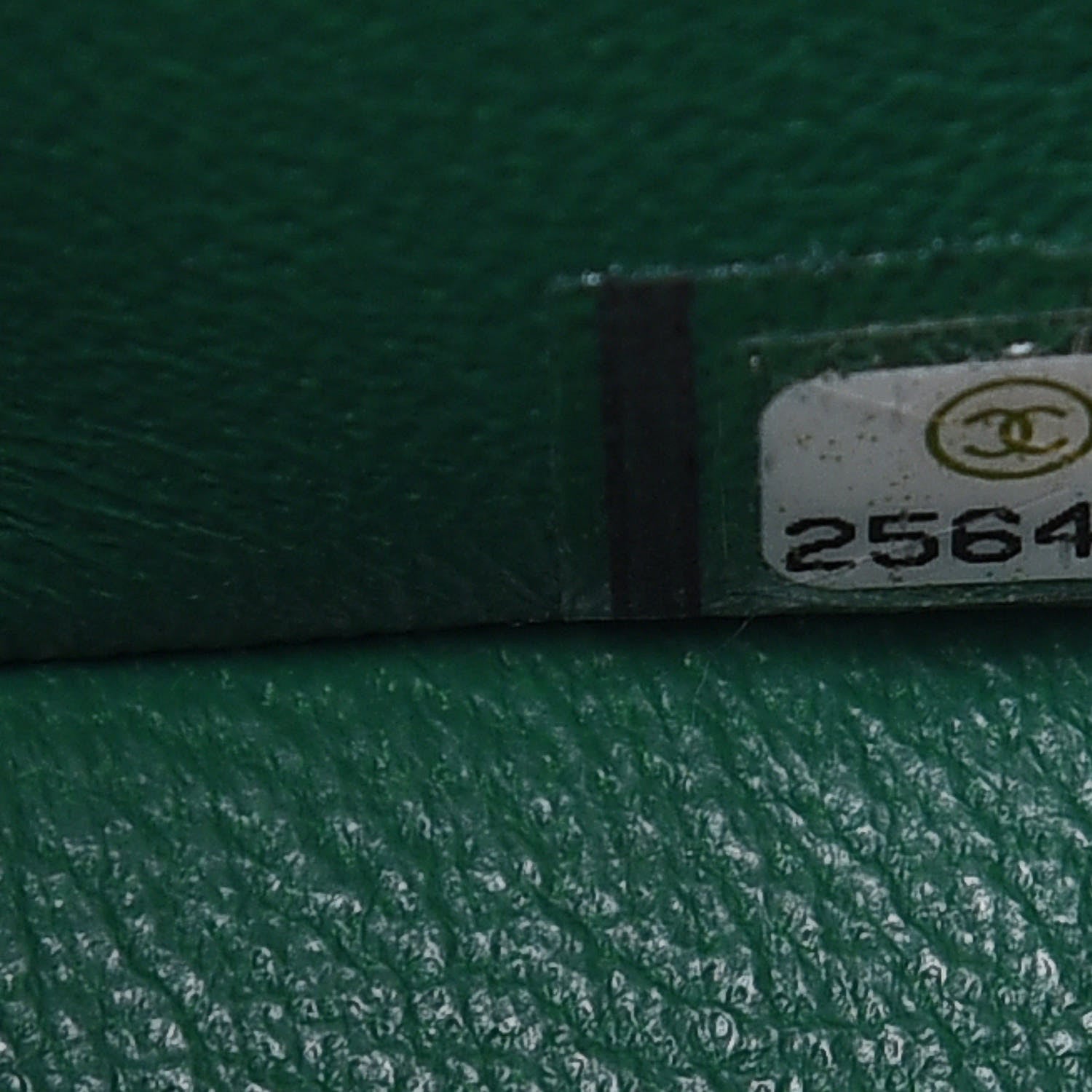 Chanel Metallic Caviar Quilted Mini Square Flap Green 7 of 10