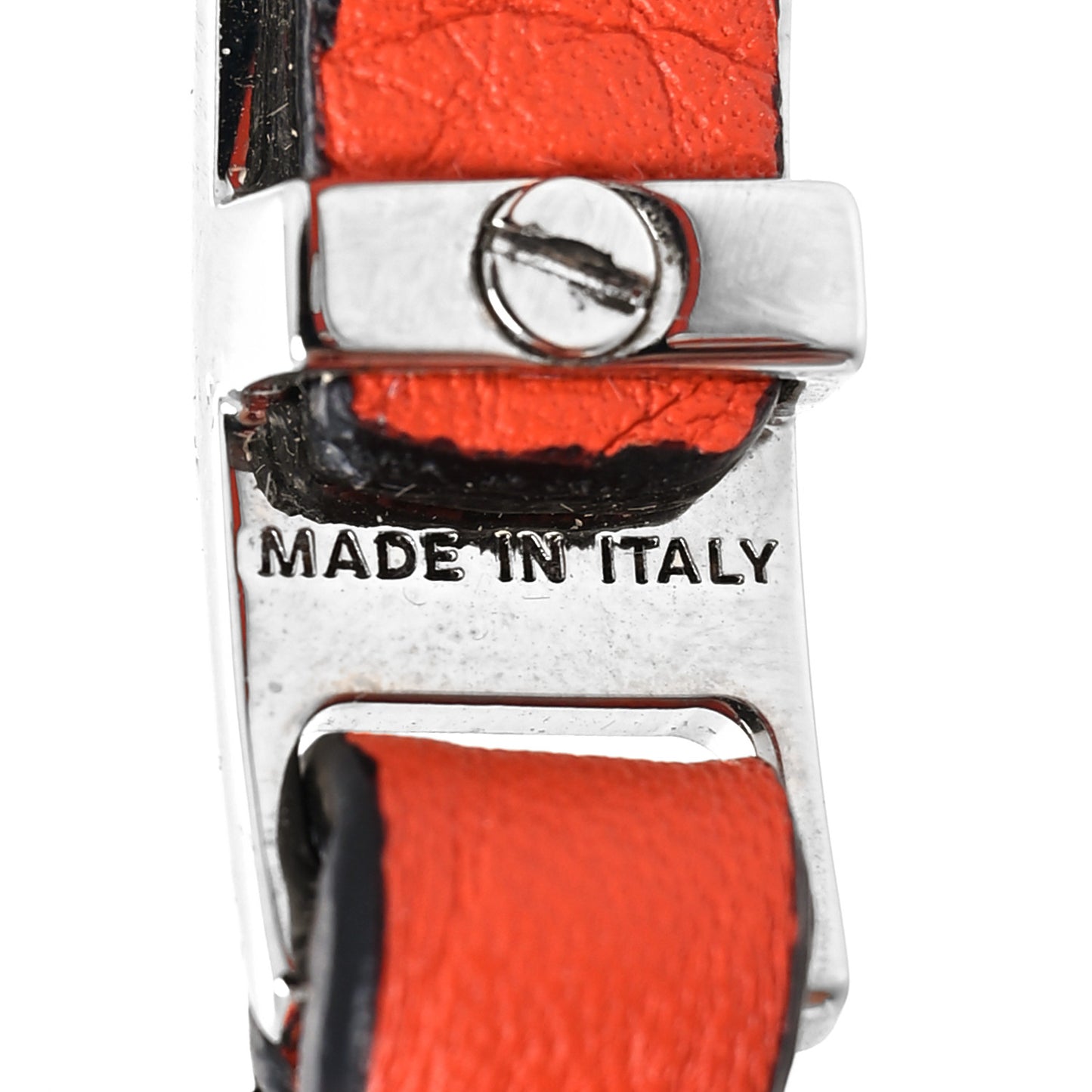 Calfskin Romano Selleria Bracelet Orange