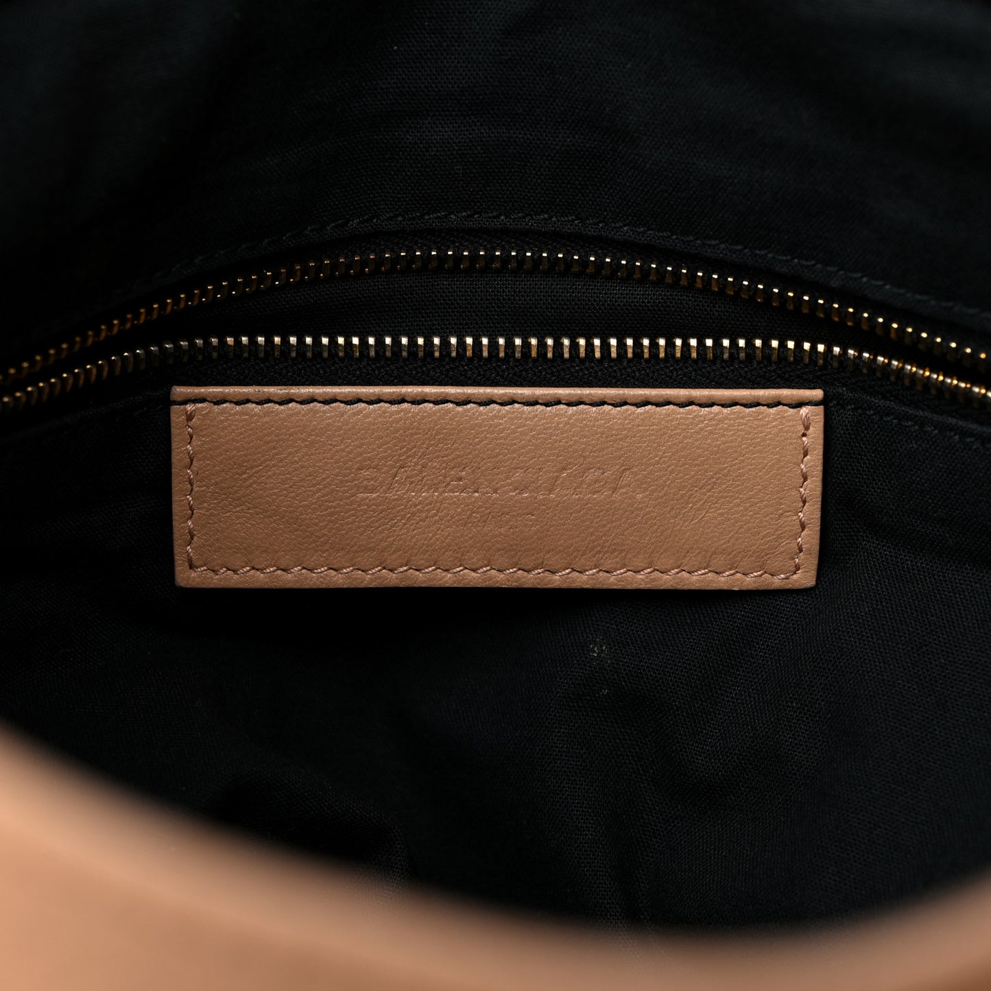 Chevre Gold Metallic Edge Hardware Velo Tomette