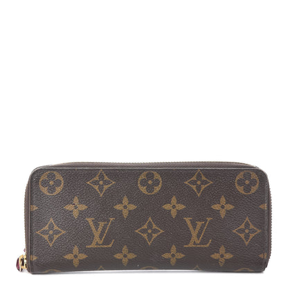 Louis Vuitton Monogram Clemence Wallet Fuchsia 1 of 6