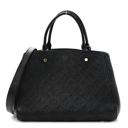 Louis Vuitton Empreinte Montaigne MM Black 1 of 9