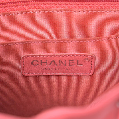 Chanel Calfskin Chevron Quilted Small Urban Spirit Backpack Pink 6 of 10