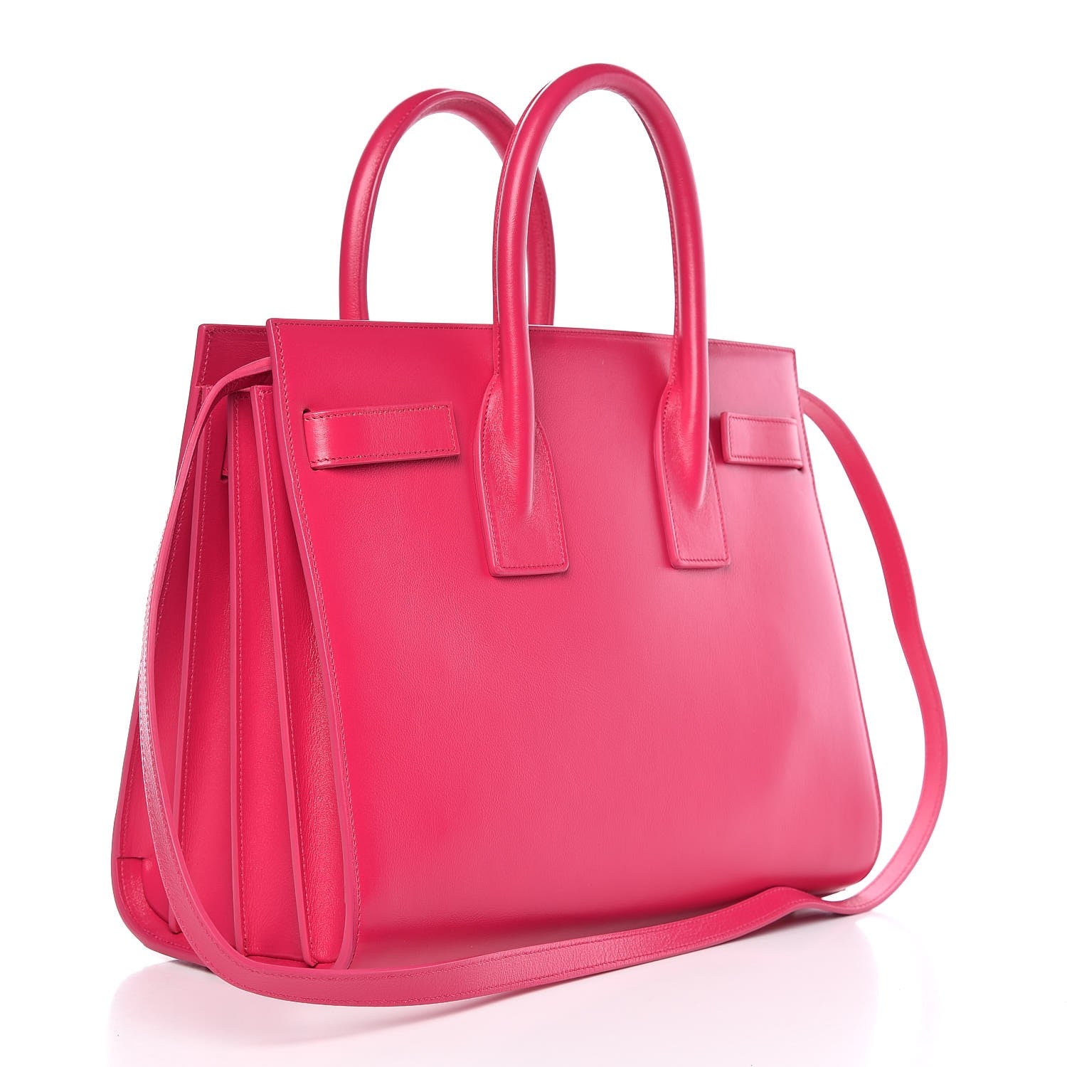 Saint Laurent Calfskin Small Sac De Jour Bubblegum 4 of 8