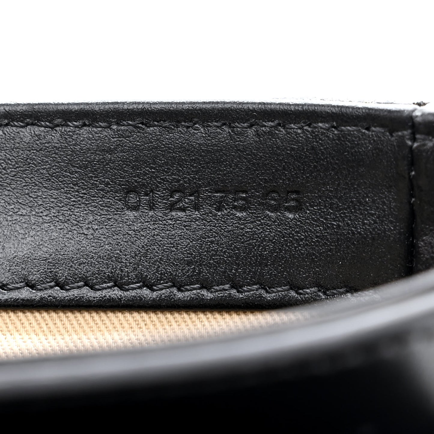 Shiny Calfskin Suede Mini C Double Carry Black