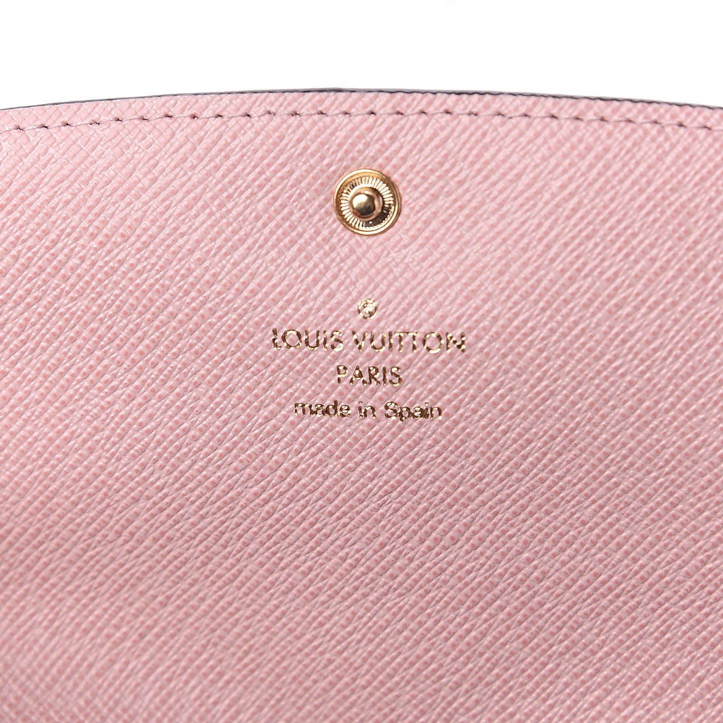 Monogram Emilie Wallet Rose Ballerine