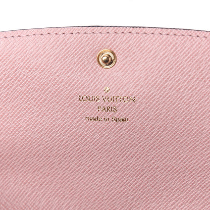 Louis Vuitton Monogram Emilie Wallet Rose Ballerine 5 of 5
