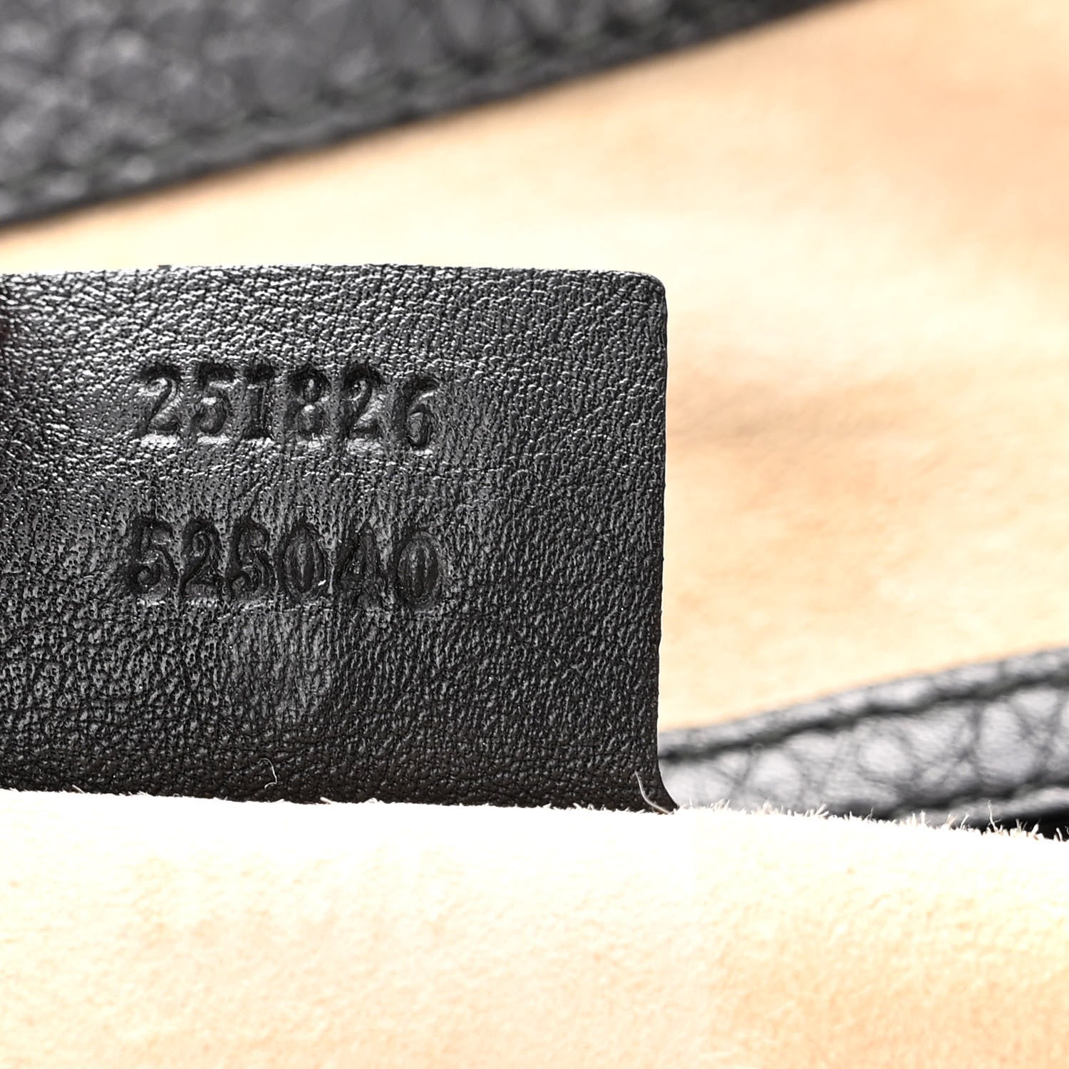 Gucci Pebbled Calfskin Medium 1973 Tote Black 6 of 10