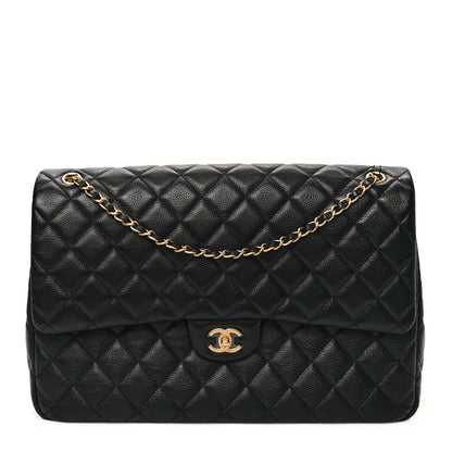 Chanel Caviar Quilted XXL Travel Flap Bag Black 1 of 11