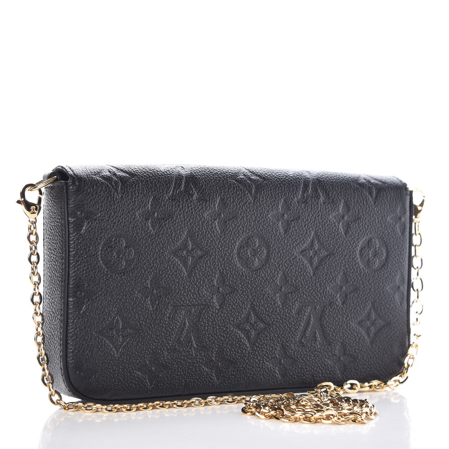 Empreinte Pochette Felicie Chain Wallet Black