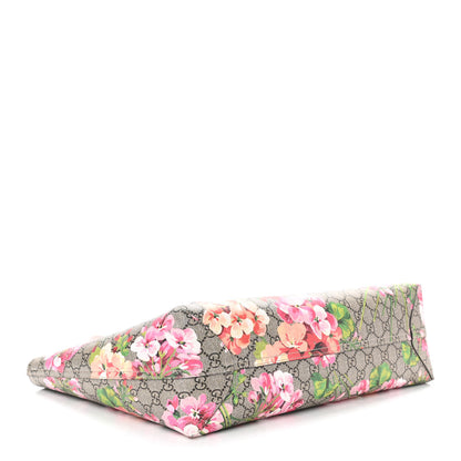 Gucci GG Supreme Monogram Blooms Medium Reversible Tote Beige Multicolor Dry Rose 4 of 15