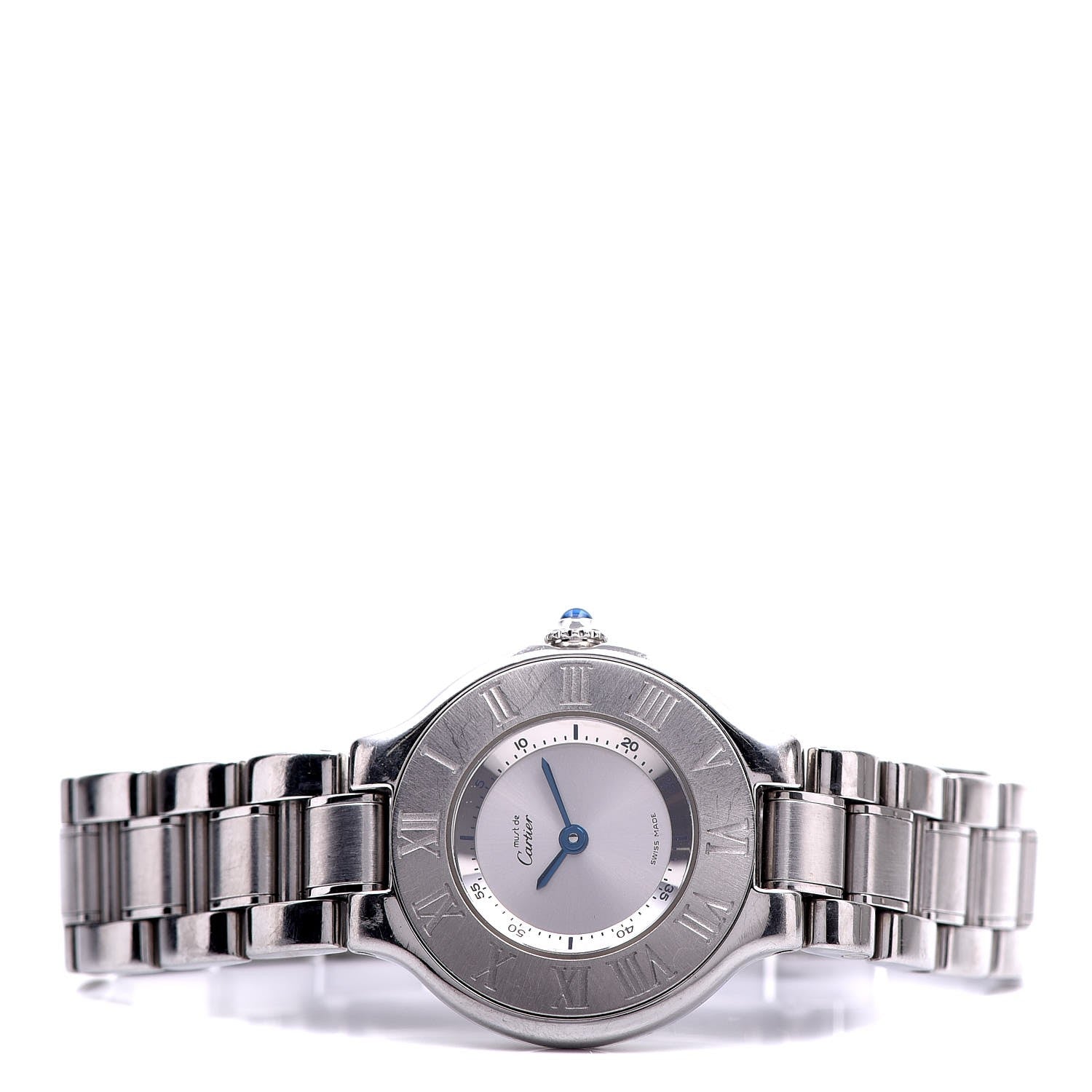 Cartier Stainless Steel 28mm Must De 21 Quartz Watch 2 of 6