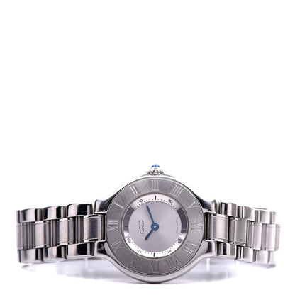 Cartier Stainless Steel 28mm Must De 21 Quartz Watch 2 of 6