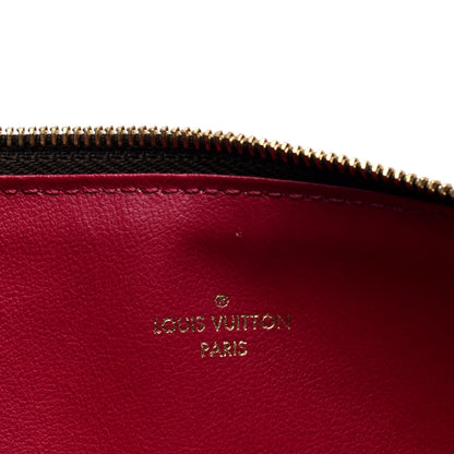 Louis Vuitton Monogram Felicie Chain Wallet Zippered Insert Fuchsia 4 of 4