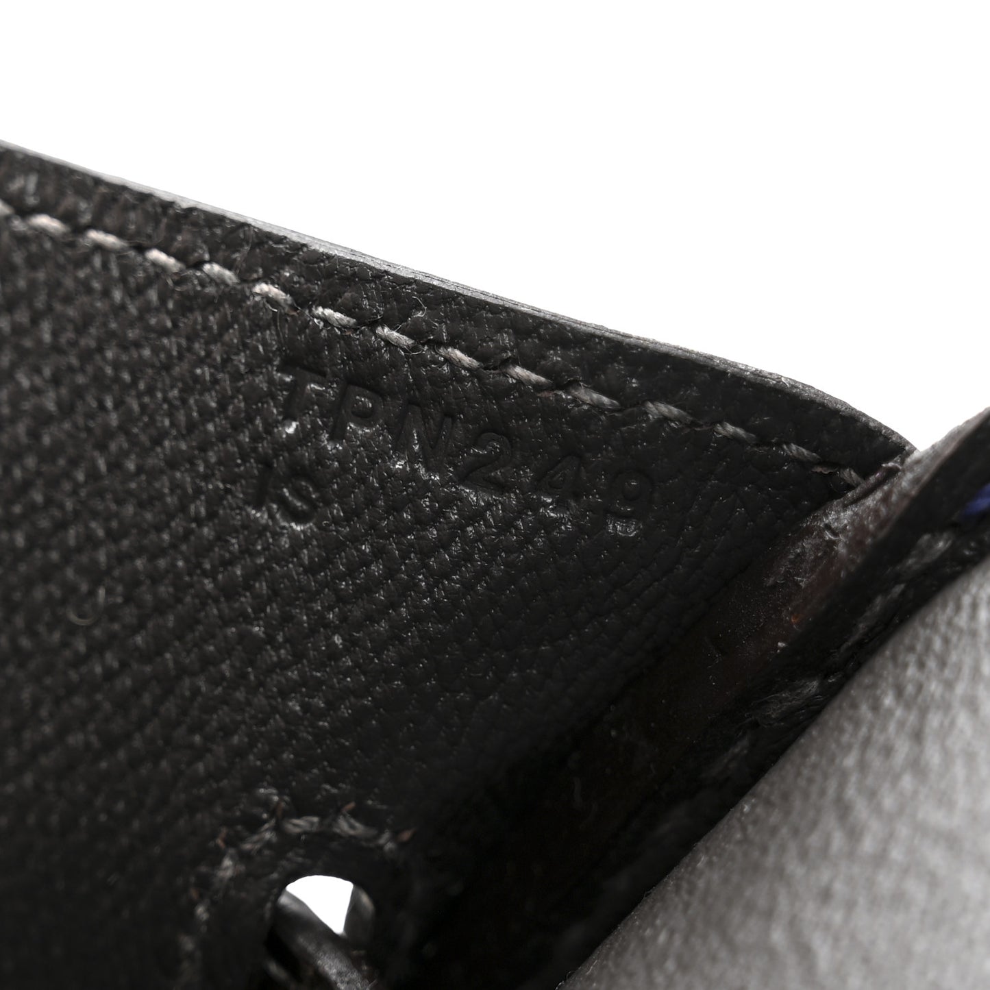 Shiny Porosus Crocodile Horseshoe Birkin 35 Havane Bleu Electrique Bleu Roi
