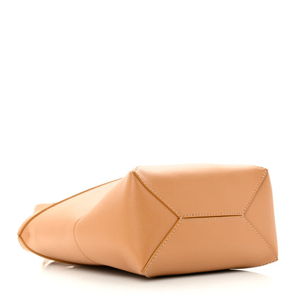 Loewe Shiny Calfskin Mini Puzzle Fold Tote Warm Desert 4 of 10