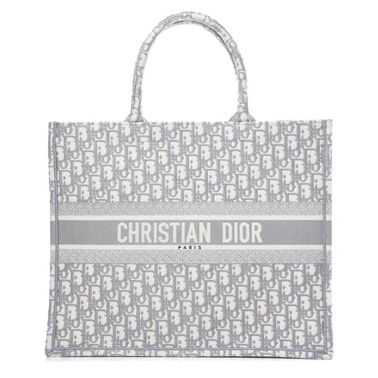 Christian Dior Oblique Large Book Tote Grey 1 of 9